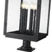 Z-Lite - 5019PHXXLR-533PM-BK - Six Light Outdoor Pier Mount - Hartwell - Sand Black