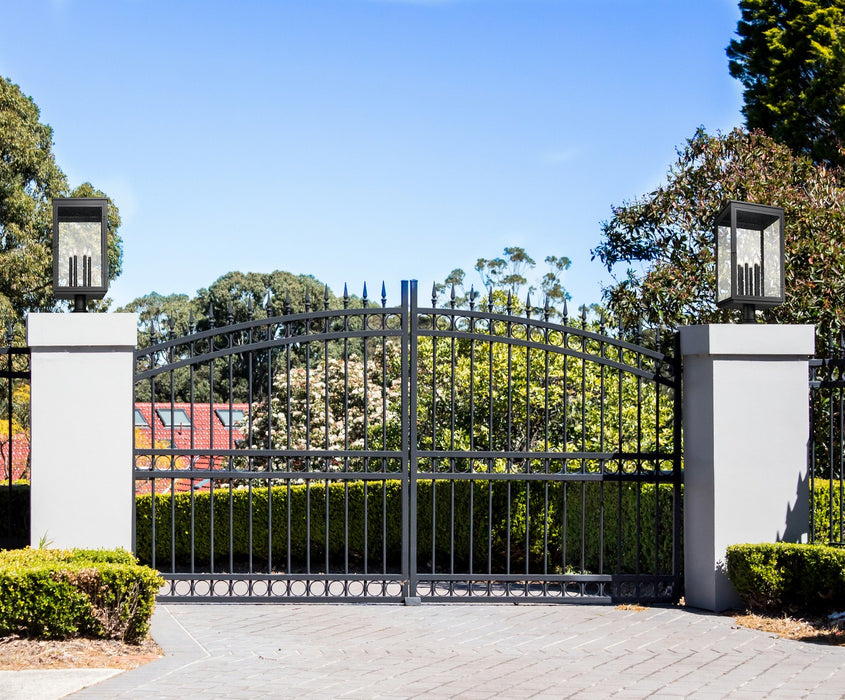 Z-Lite - 5019PHXXLR-533PM-BK - Six Light Outdoor Pier Mount - Hartwell - Sand Black