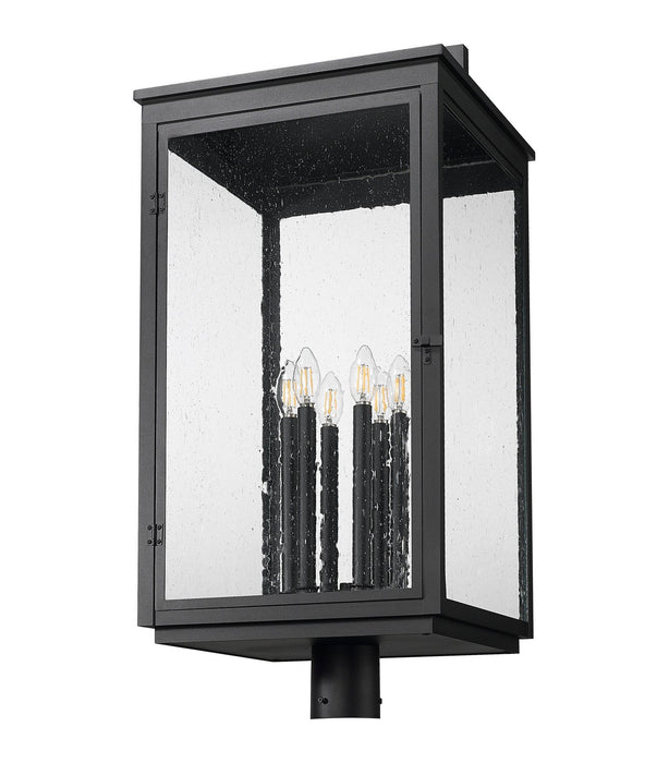 Z-Lite - 5019PHXXLR-BK - Six Light Outdoor Post Mount - Hartwell - Sand Black