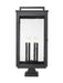 Z-Lite - 5019PHXXLS-SQPM-BK - Six Light Outdoor Pier Mount - Hartwell - Sand Black