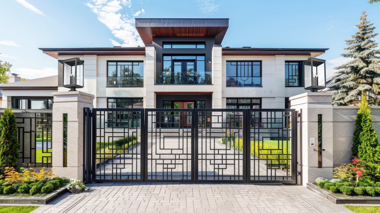 Z-Lite - 5019PHXXLS-SQPM-BK - Six Light Outdoor Pier Mount - Hartwell - Sand Black