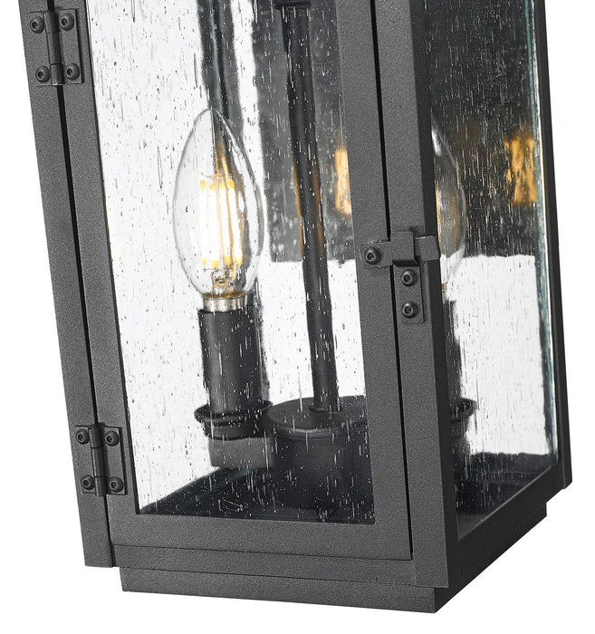 Z-Lite - 5019S-BK - Two Light Outdoor Wall Mount - Hartwell - Sand Black