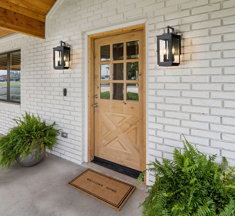 Z-Lite - 5019S-BK - Two Light Outdoor Wall Mount - Hartwell - Sand Black