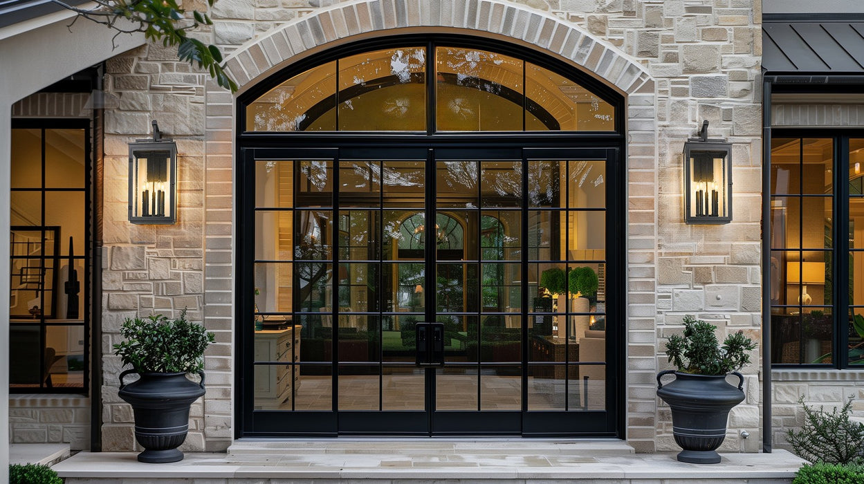 Z-Lite - 5019XL-BK - Five Light Outdoor Wall Mount - Hartwell - Sand Black