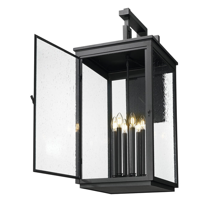 Z-Lite - 5019XXL-BK - Six Light Outdoor Wall Mount - Hartwell - Sand Black