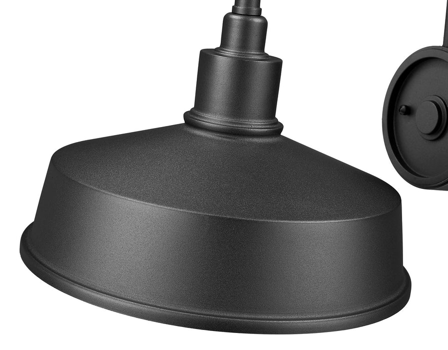 Z-Lite - 5024M-BK - One Light Outdoor Wall Mount - RLM - Sand Black