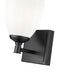 Z-Lite - 7004-1V-MB - One Light Vanity - Oren - Matte Black