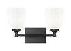Z-Lite - 7004-2V-MB - Two Light Vanity - Oren - Matte Black