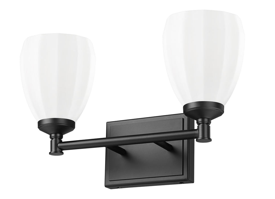 Z-Lite - 7004-2V-MB - Two Light Vanity - Oren - Matte Black