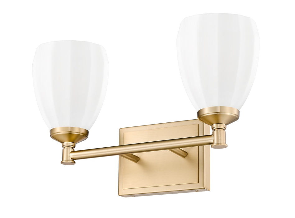Z-Lite - 7004-2V-MGLD - Two Light Vanity - Oren - Modern Gold