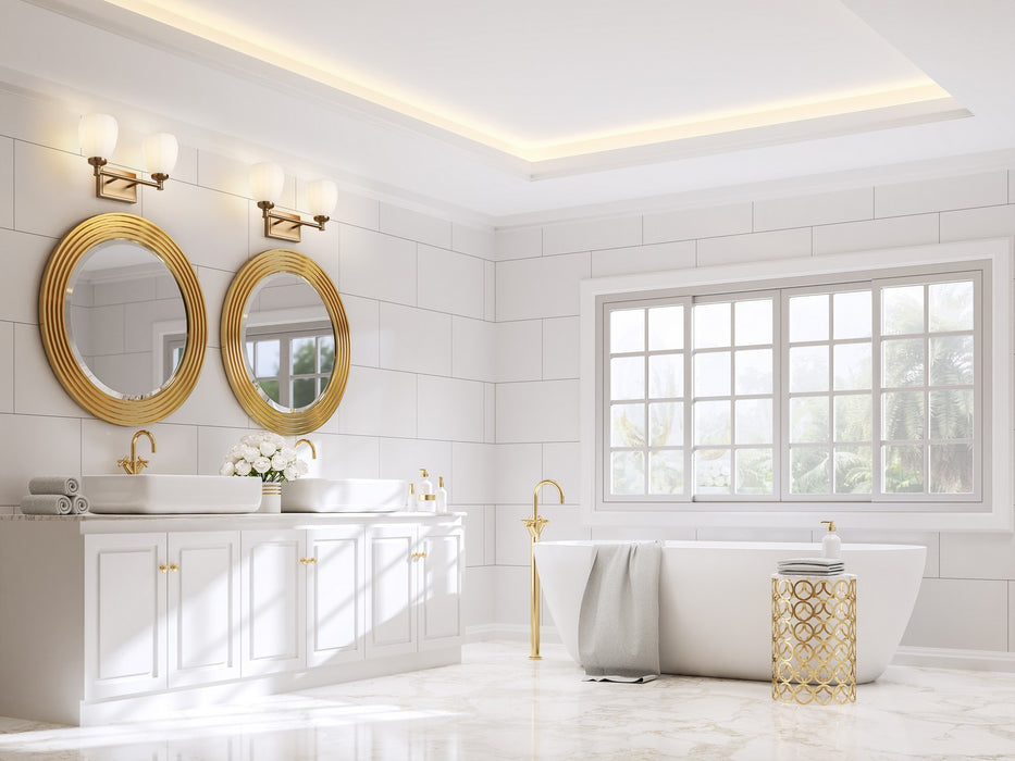 Z-Lite - 7004-2V-MGLD - Two Light Vanity - Oren - Modern Gold