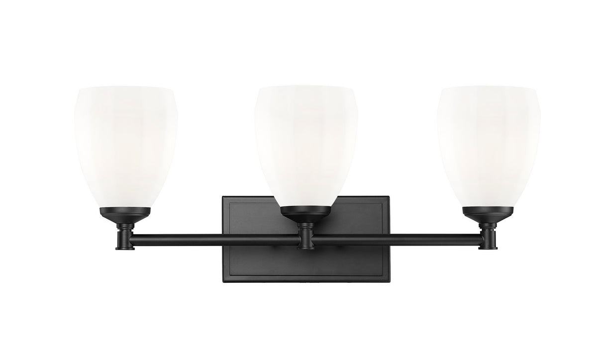 Z-Lite - 7004-3V-MB - Three Light Vanity - Oren - Matte Black