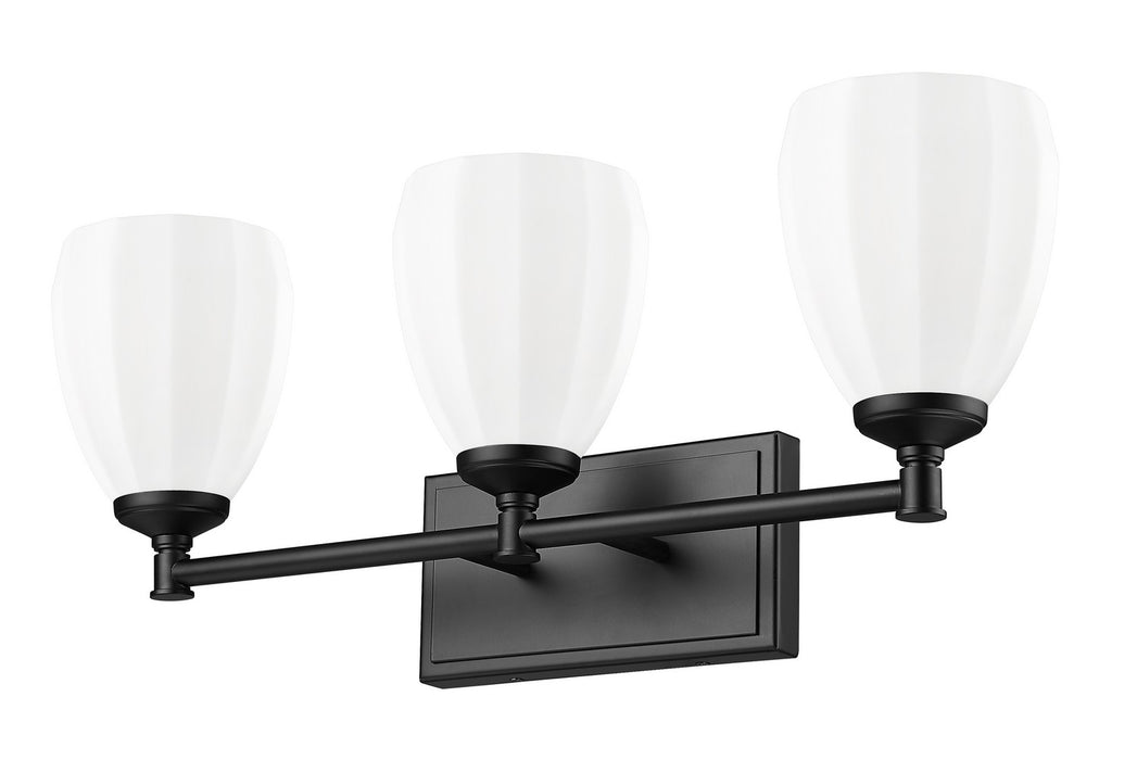 Z-Lite - 7004-3V-MB - Three Light Vanity - Oren - Matte Black