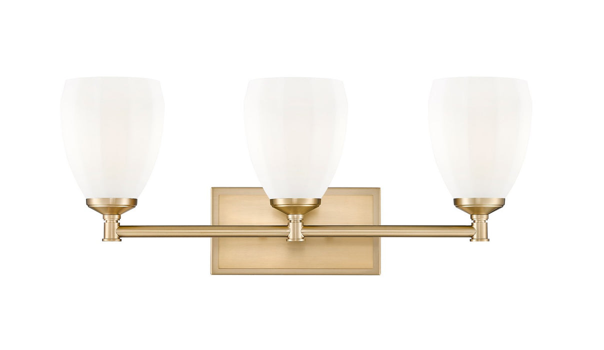 Z-Lite - 7004-3V-MGLD - Three Light Vanity - Oren - Modern Gold