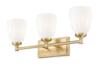 Z-Lite - 7004-3V-MGLD - Three Light Vanity - Oren - Modern Gold