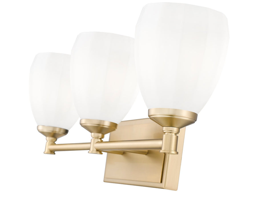 Z-Lite - 7004-3V-MGLD - Three Light Vanity - Oren - Modern Gold