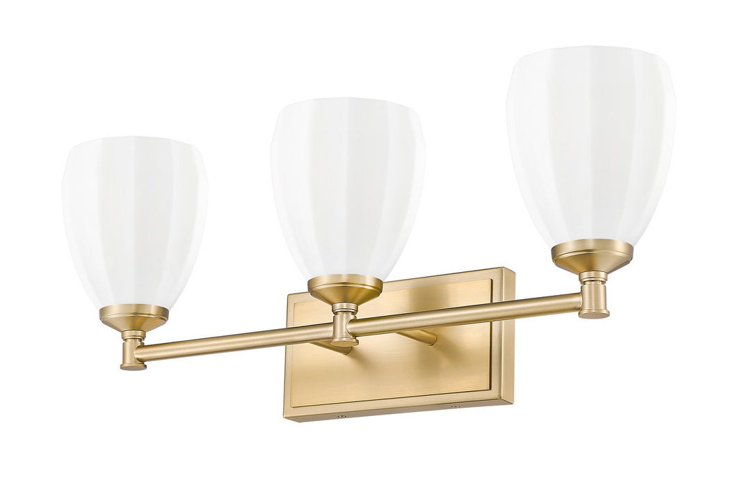 Z-Lite - 7004-3V-MGLD - Three Light Vanity - Oren - Modern Gold