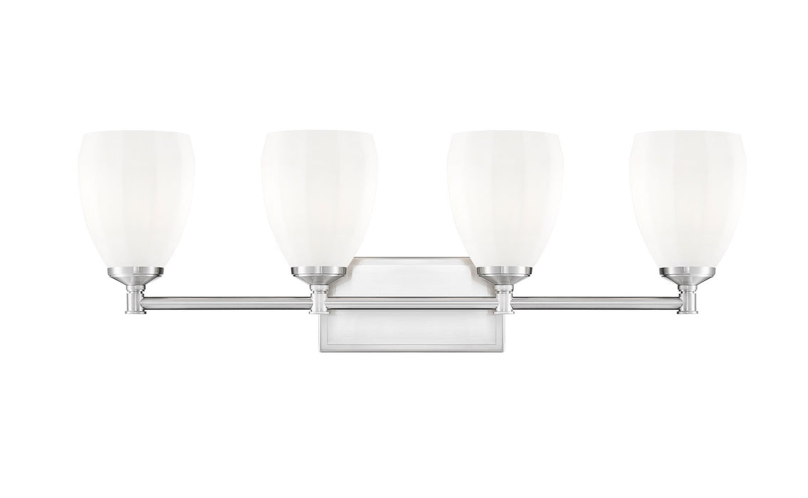 Z-Lite - 7004-4V-BN - Four Light Vanity - Oren - Brushed Nickel