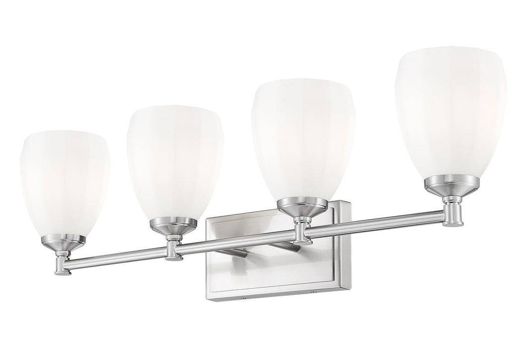 Z-Lite - 7004-4V-BN - Four Light Vanity - Oren - Brushed Nickel