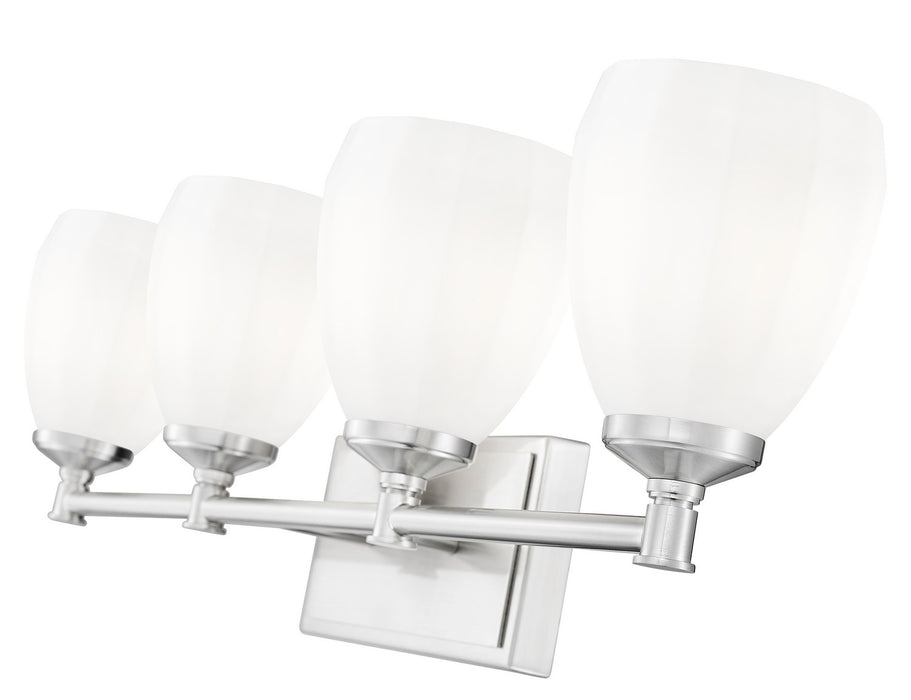 Z-Lite - 7004-4V-BN - Four Light Vanity - Oren - Brushed Nickel
