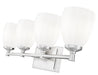 Z-Lite - 7004-4V-BN - Four Light Vanity - Oren - Brushed Nickel