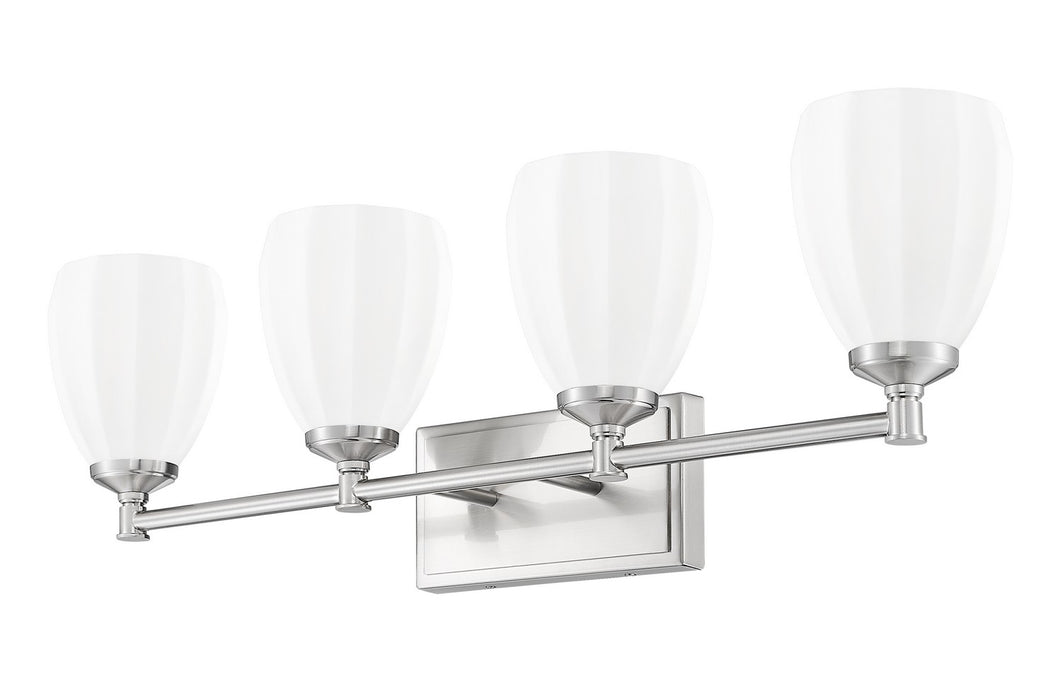 Z-Lite - 7004-4V-BN - Four Light Vanity - Oren - Brushed Nickel