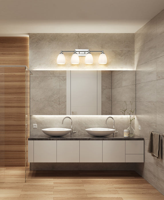 Z-Lite - 7004-4V-BN - Four Light Vanity - Oren - Brushed Nickel