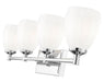 Z-Lite - 7004-4V-CH - Four Light Vanity - Oren - Chrome