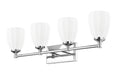 Z-Lite - 7004-4V-CH - Four Light Vanity - Oren - Chrome