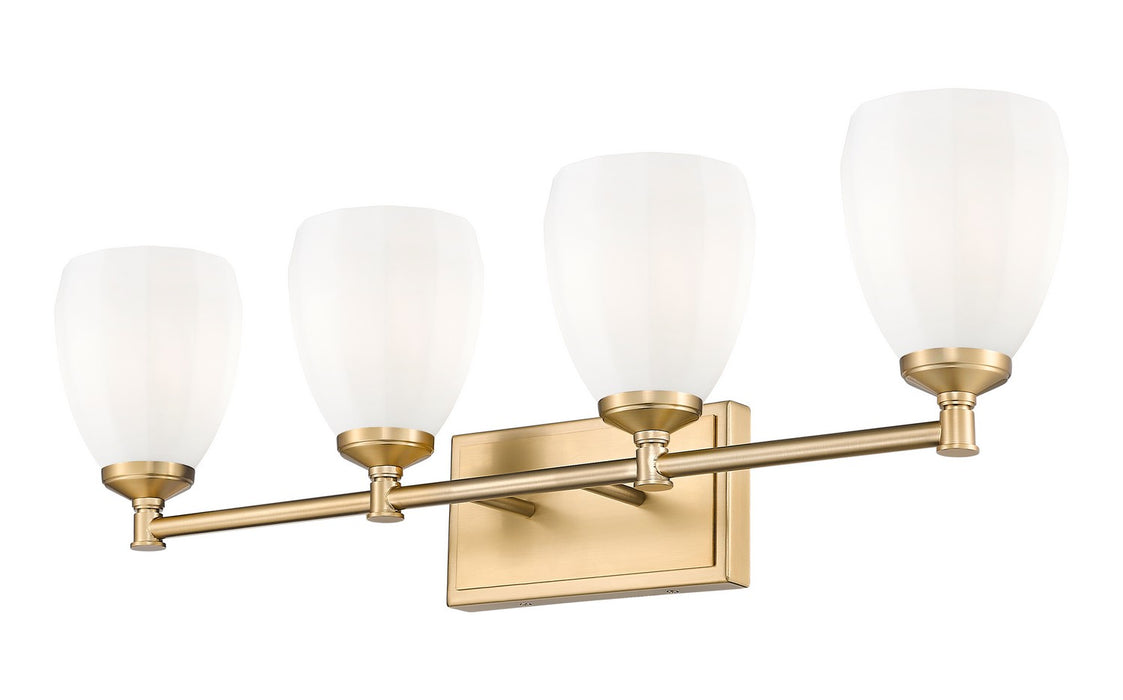 Z-Lite - 7004-4V-MGLD - Four Light Vanity - Oren - Modern Gold