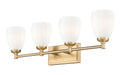 Z-Lite - 7004-4V-MGLD - Four Light Vanity - Oren - Modern Gold