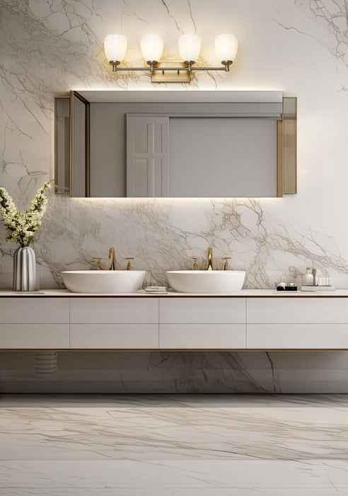 Z-Lite - 7004-4V-MGLD - Four Light Vanity - Oren - Modern Gold