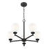 Z-Lite - 7004-5MB - Five Light Chandelier - Oren - Matte Black