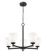 Z-Lite - 7004-5MB - Five Light Chandelier - Oren - Matte Black