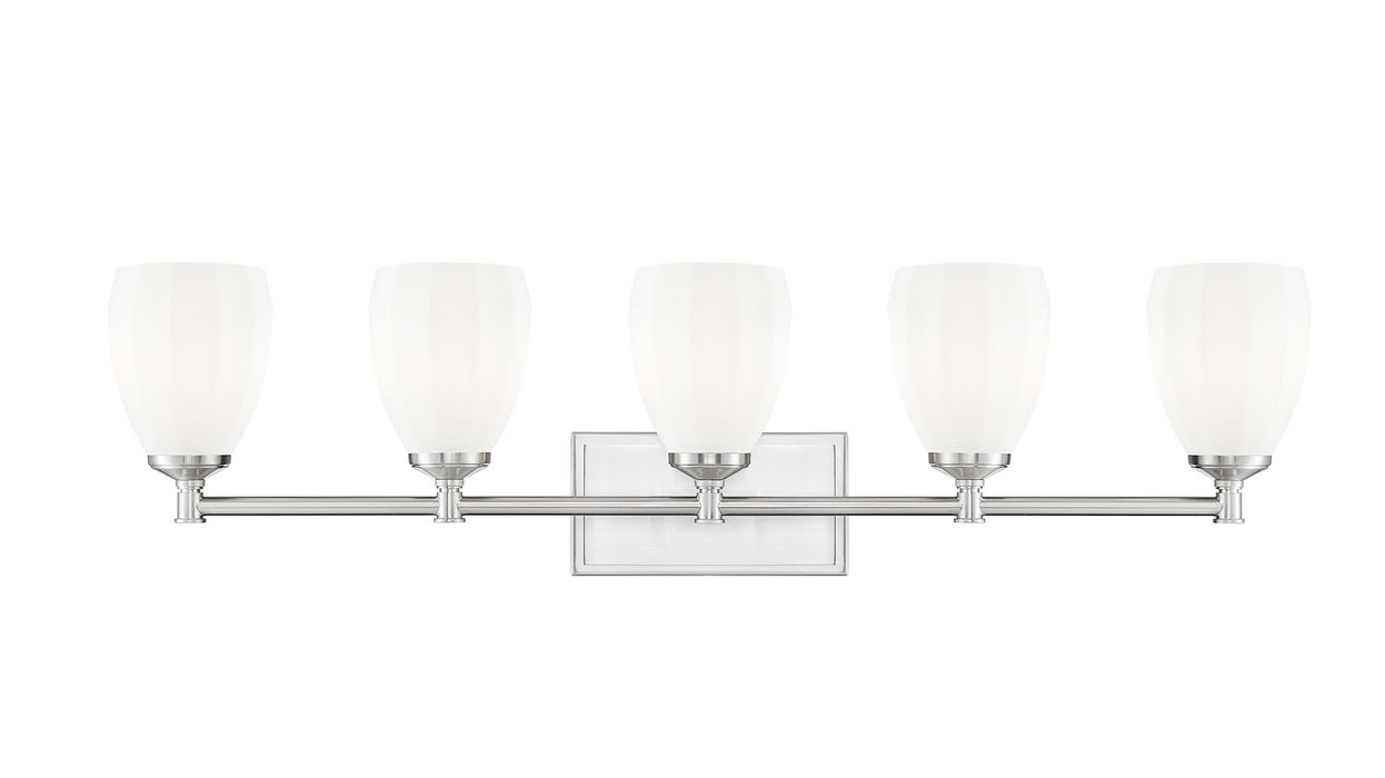 Z-Lite - 7004-5V-BN - Five Light Vanity - Oren - Brushed Nickel