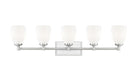 Z-Lite - 7004-5V-BN - Five Light Vanity - Oren - Brushed Nickel