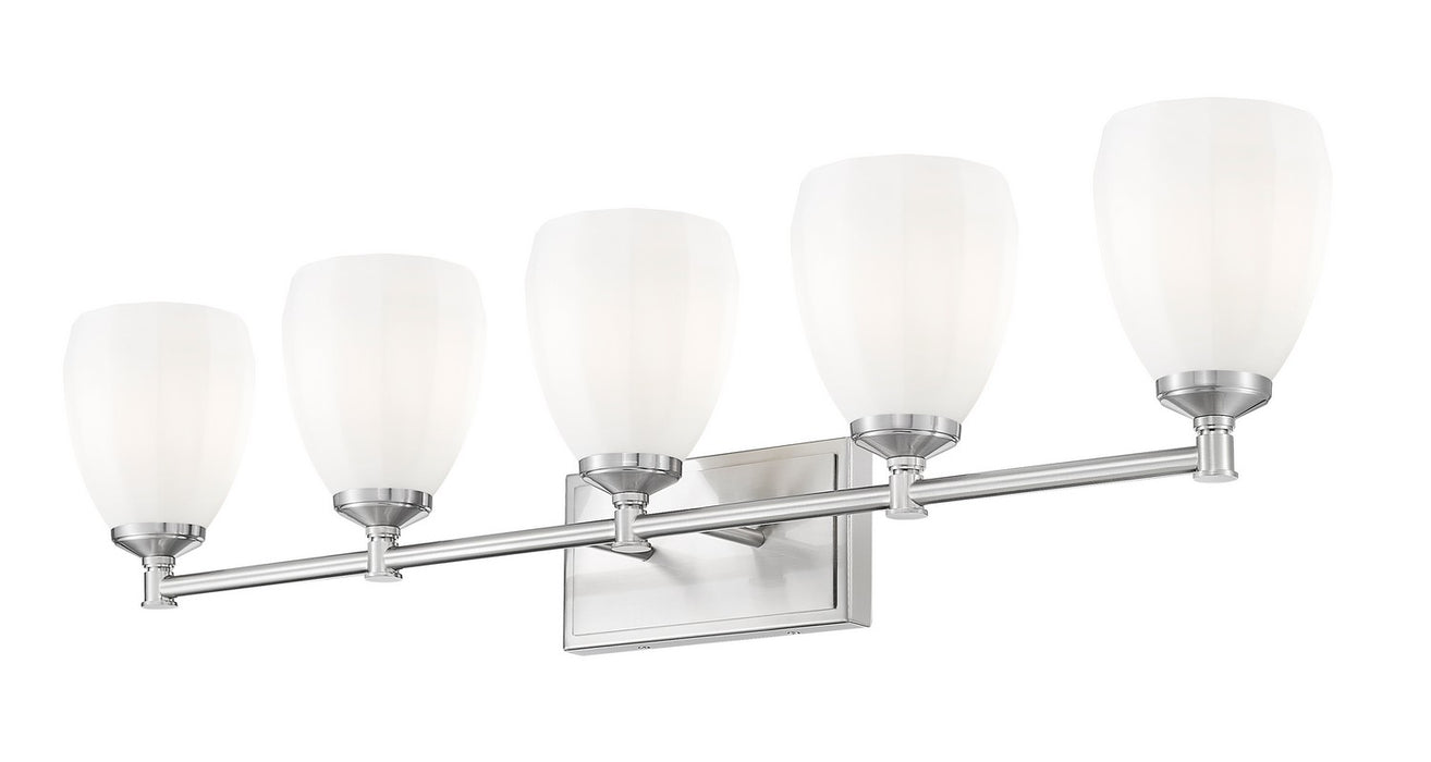 Z-Lite - 7004-5V-BN - Five Light Vanity - Oren - Brushed Nickel