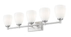 Z-Lite - 7004-5V-BN - Five Light Vanity - Oren - Brushed Nickel