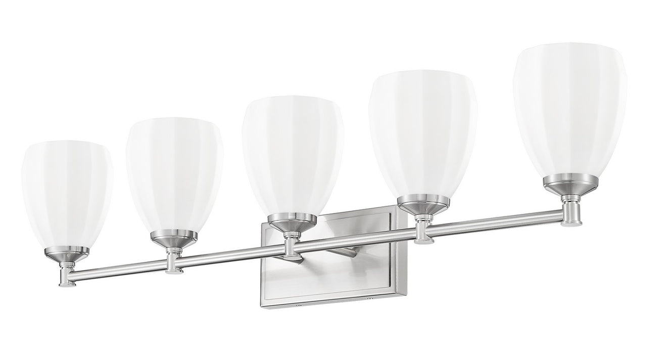 Z-Lite - 7004-5V-BN - Five Light Vanity - Oren - Brushed Nickel