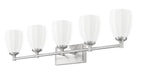 Z-Lite - 7004-5V-BN - Five Light Vanity - Oren - Brushed Nickel