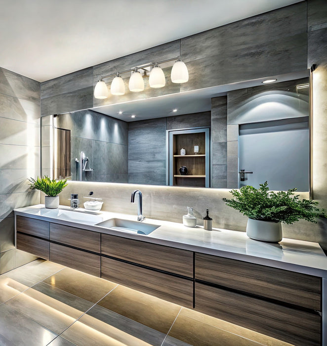 Z-Lite - 7004-5V-BN - Five Light Vanity - Oren - Brushed Nickel