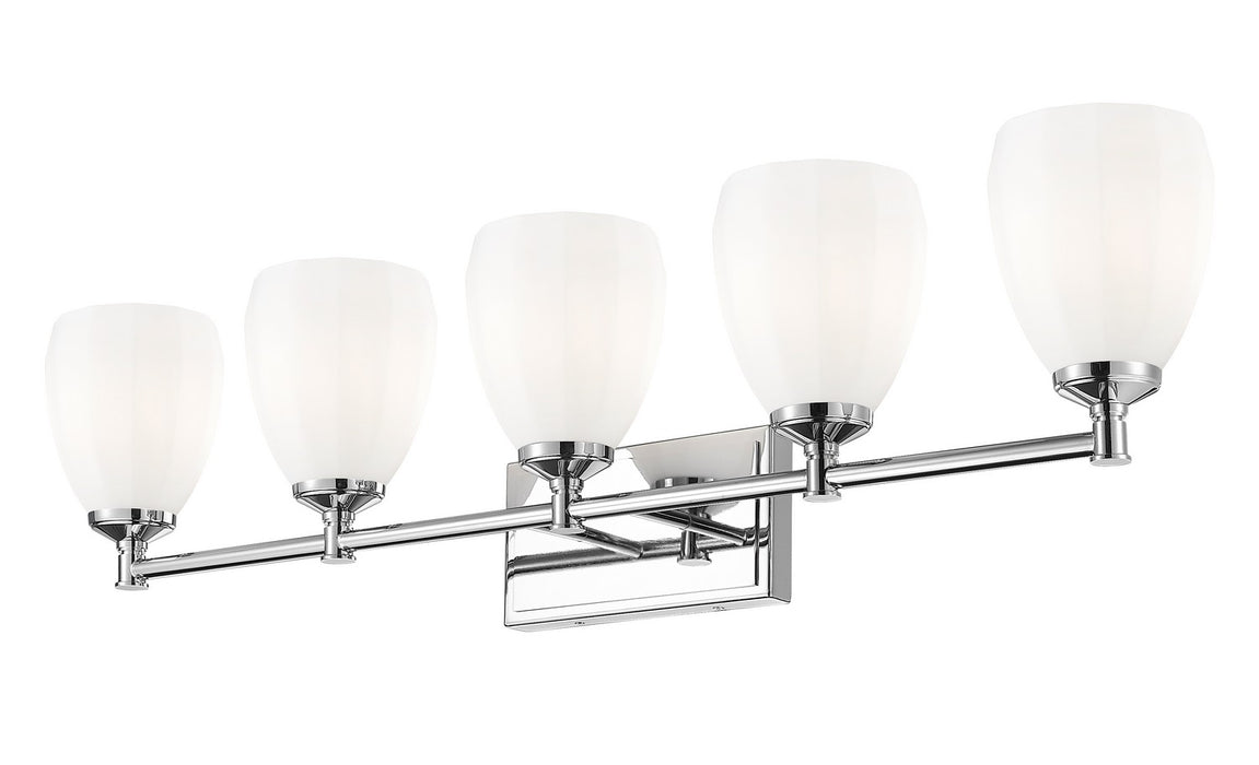 Z-Lite - 7004-5V-CH - Five Light Vanity - Oren - Chrome