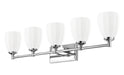 Z-Lite - 7004-5V-CH - Five Light Vanity - Oren - Chrome