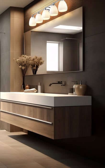 Z-Lite - 7004-5V-CH - Five Light Vanity - Oren - Chrome