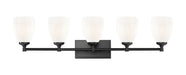 Z-Lite - 7004-5V-MB - Five Light Vanity - Oren - Matte Black