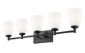 Z-Lite - 7004-5V-MB - Five Light Vanity - Oren - Matte Black