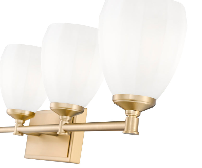 Z-Lite - 7004-5V-MGLD - Five Light Vanity - Oren - Modern Gold