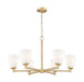 Z-Lite - 7004-6MGLD - Six Light Chandelier - Oren - Modern Gold
