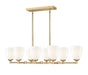 Z-Lite - 7004-8L-MGLD - Eight Light Linear Chandelier - Oren - Modern Gold