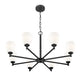 Z-Lite - 7004-8MB - Eight Light Chandelier - Oren - Matte Black